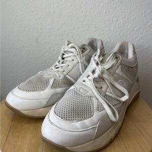 Anine Bing Sport White Sneakers Mesh Chunky Sneakers